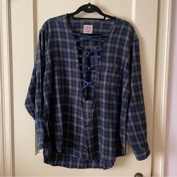 LF Reworked Flannel Shirt - Picture 1 of 2